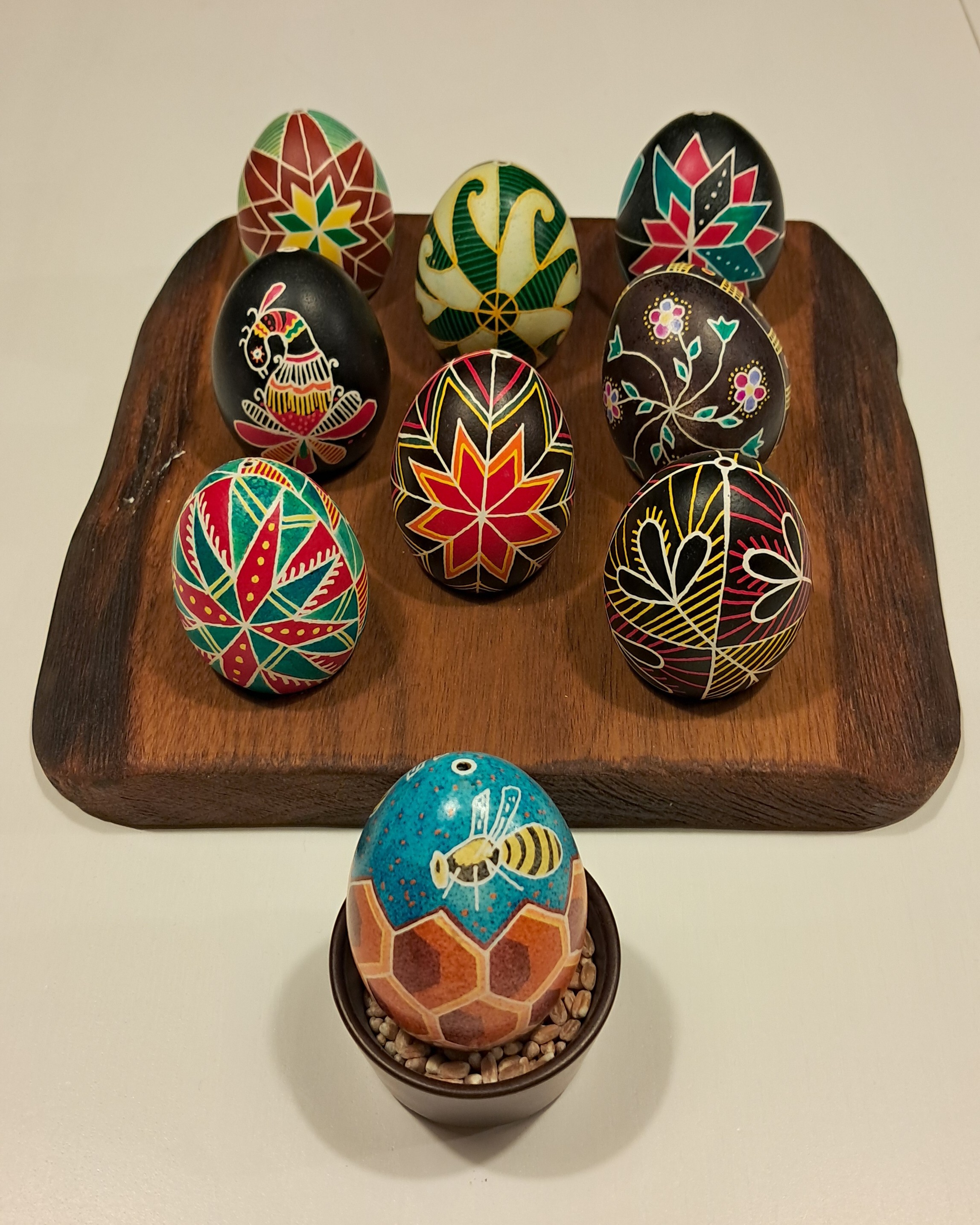 Malede æg efter ukrainsk skik - Pysanka